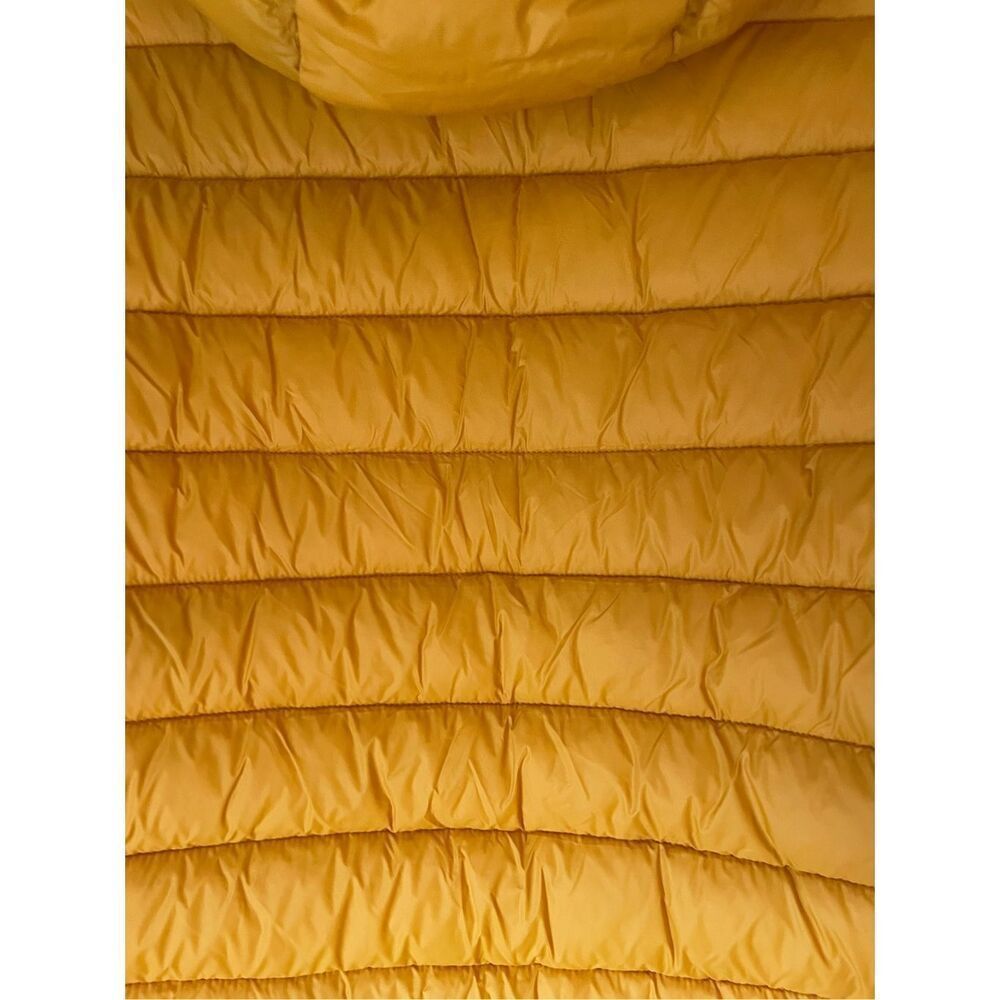 Save the Duck Mustard , XL. Lightweight Hooded Puffer. Cruelty Free. Packable - Picture 12 of 16